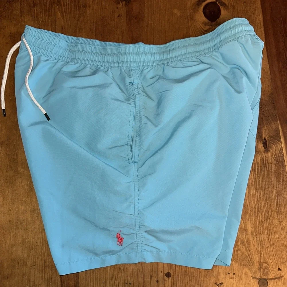 Polo Ralph Lauren Men's Pony Traveler Surf Board Swim Trunks Shorts 2XL